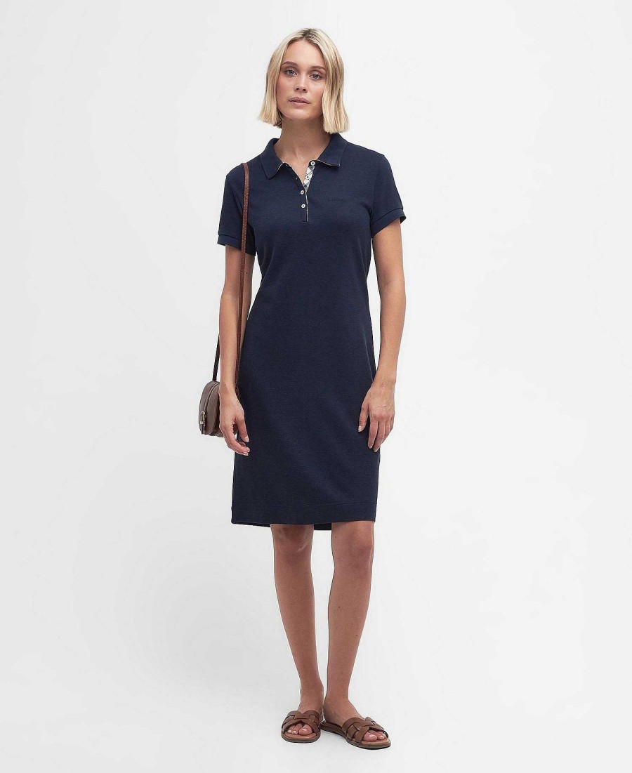 Women Barbour | Polo Shirt Mini Dress