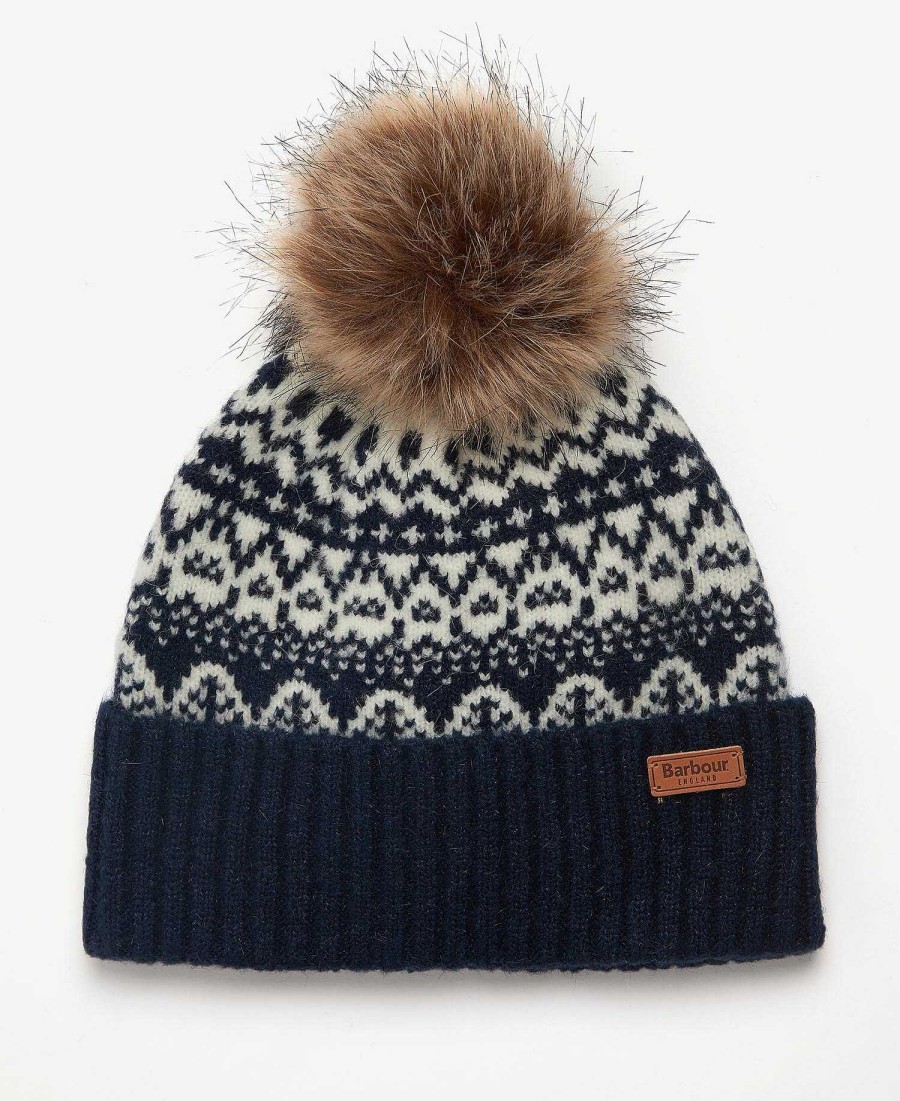 Accessories Barbour Hats & Gloves | Alpine Fairisle Pom Beanie