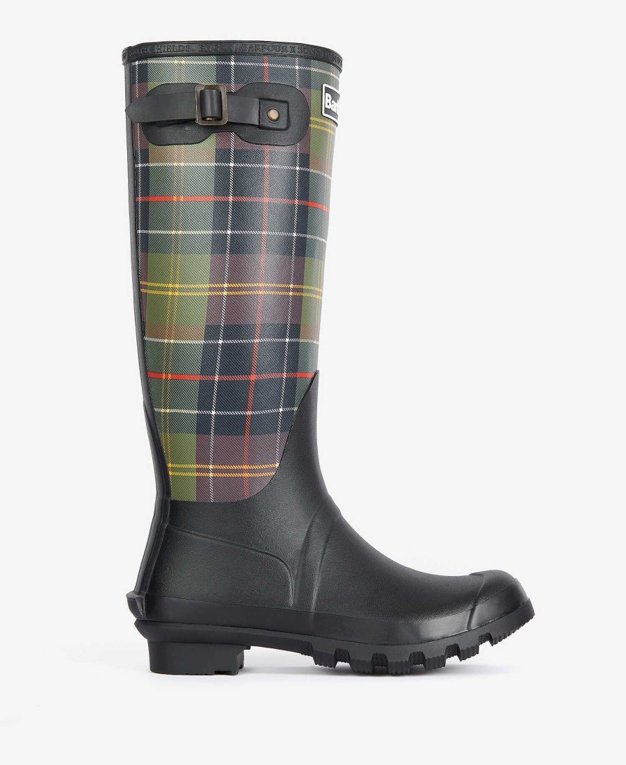 Women Barbour Wellingtons | Tartan Bede Wellingtons