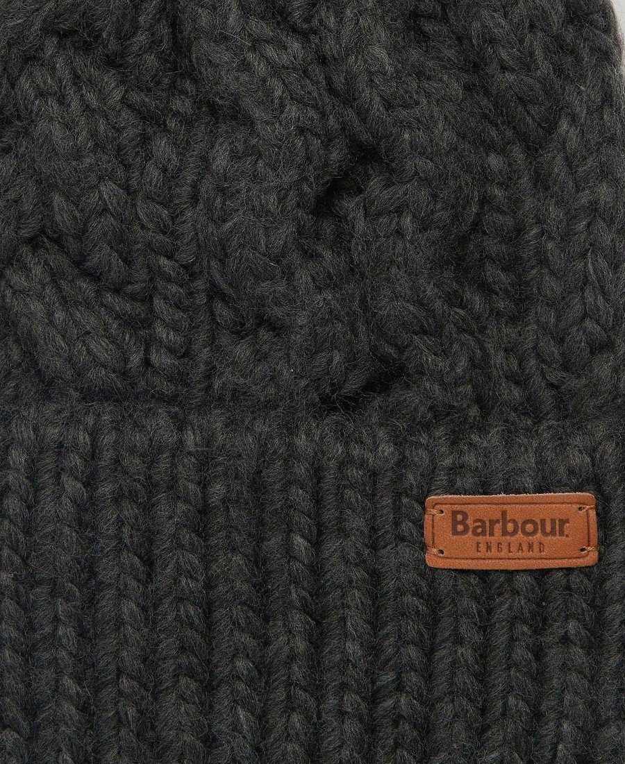 Accessories Barbour Hats & Gloves | Penshaw Cable-Knit Beanie