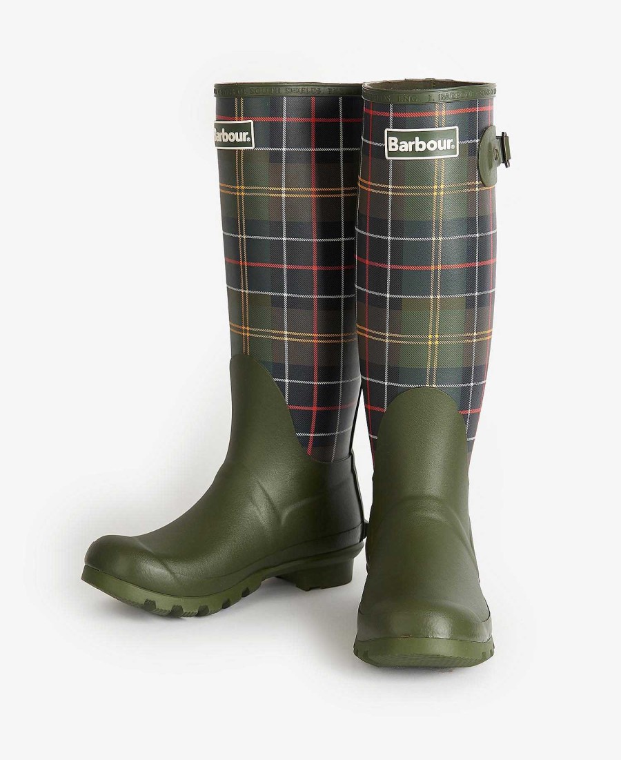 Women Barbour Wellingtons | Tartan Bede Wellingtons