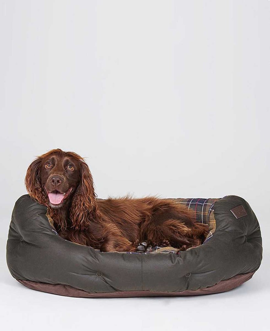 Accessories Barbour Beds & Blankets | Wax/Cotton Dog Bed 30In