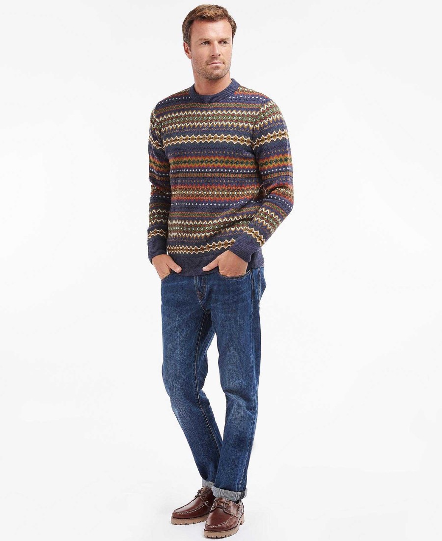 Men Barbour Jumpers | Case Fair Isle Jumper