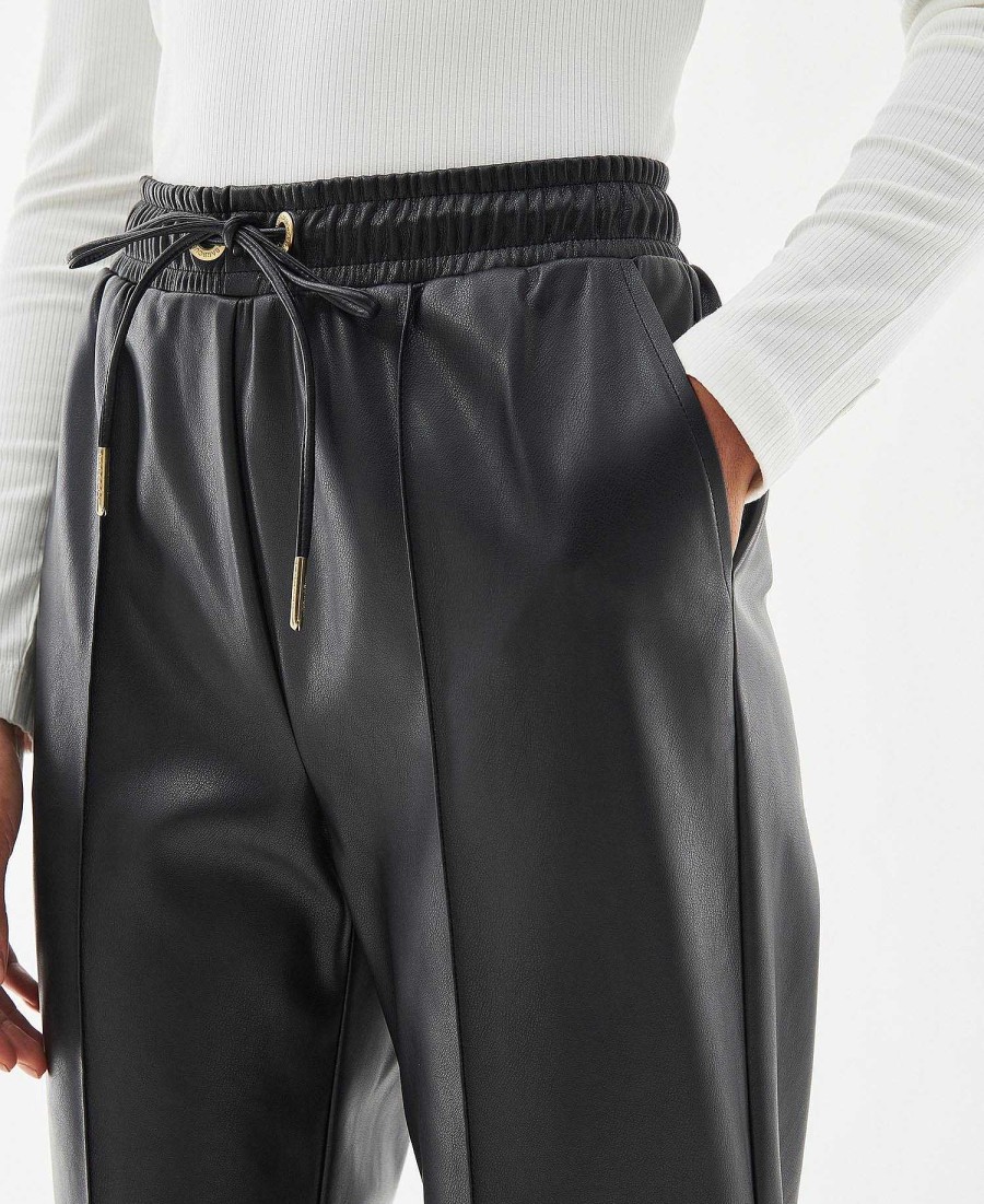 Women Barbour | Agusta Faux-Leather Trousers