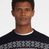 Men Barbour Jumpers | Essential Fairisle Sweatshirt