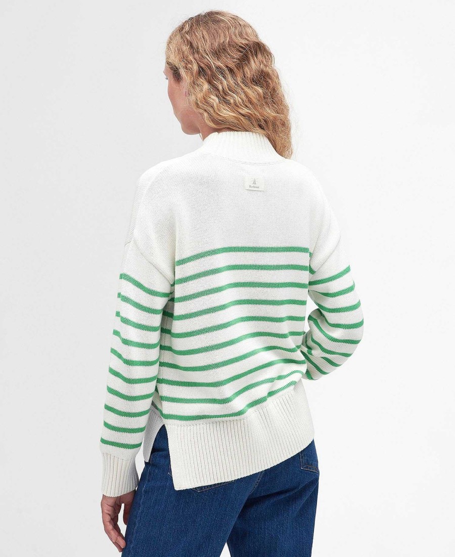 Women Barbour Jumpers | Oakfield Knitted Jumper