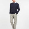 Men Barbour Jumpers | Essential Tisbury Crew-Neck Sweatshirt