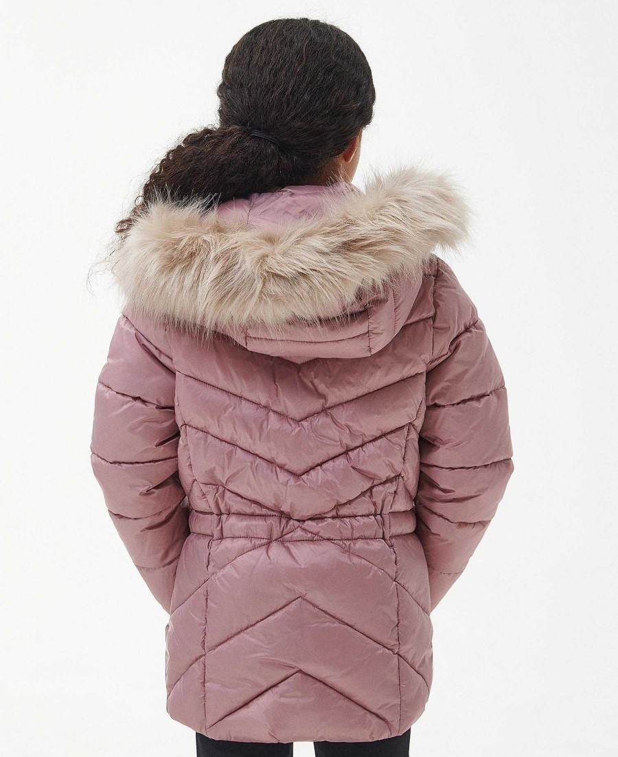 Kids Barbour Quilted Jackets | Girls' Island Quilted Jacket