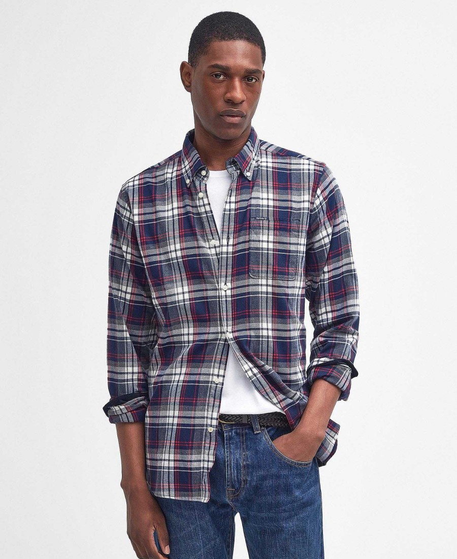 Men Barbour Shirts | Crossfell Tailored Fit Shirt