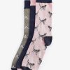 Accessories Barbour Socks | Dog-Print Socks Gift Set