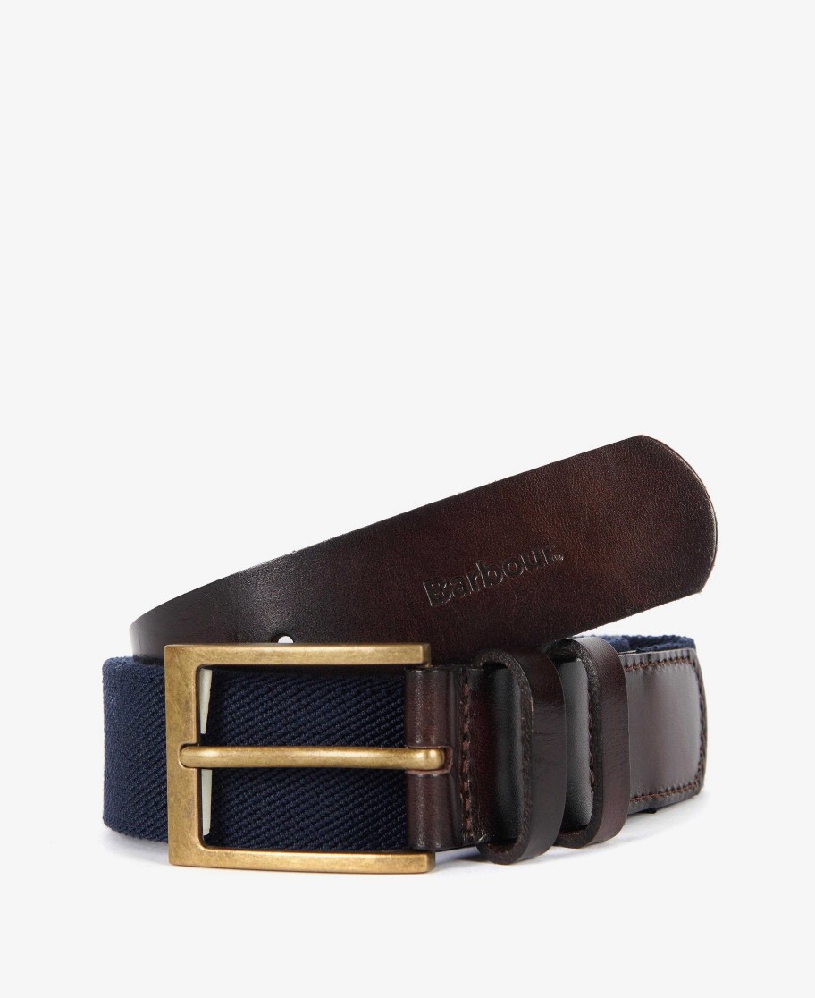 Accessories Barbour Belts | Albyn Leather Webbing Belt