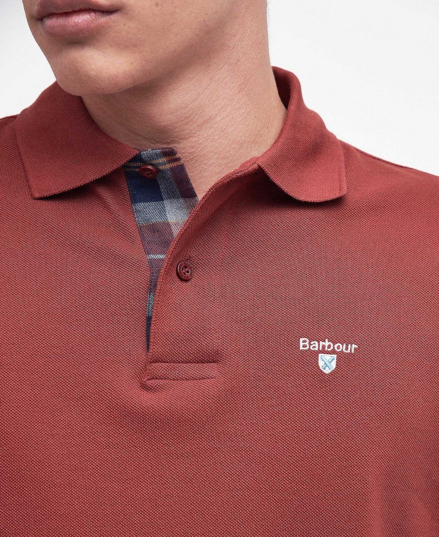 Men Barbour Polo Shirts | Tartan Pique Polo Shirt