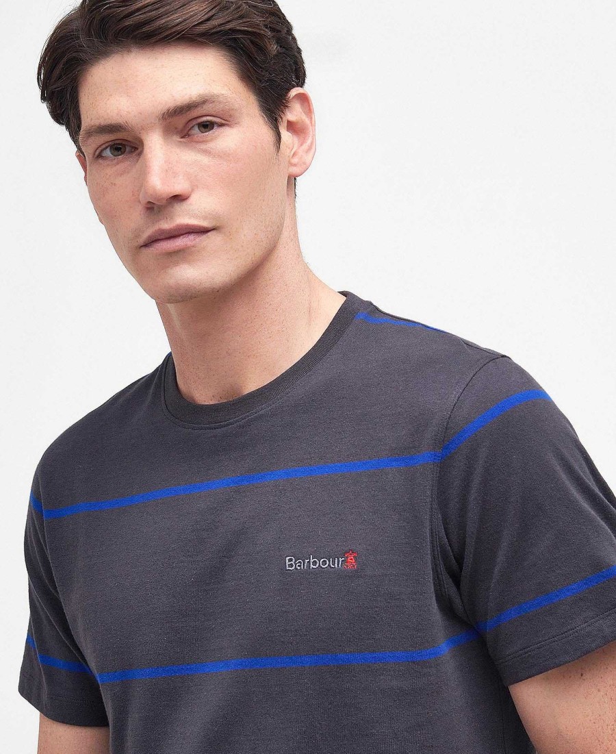 Men Barbour T-Shirts | Dart Striped T-Shirt