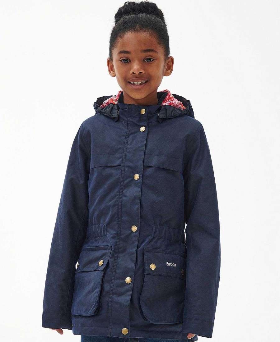 Kids Barbour Jackets | Girls' Cassley Wax Jacket