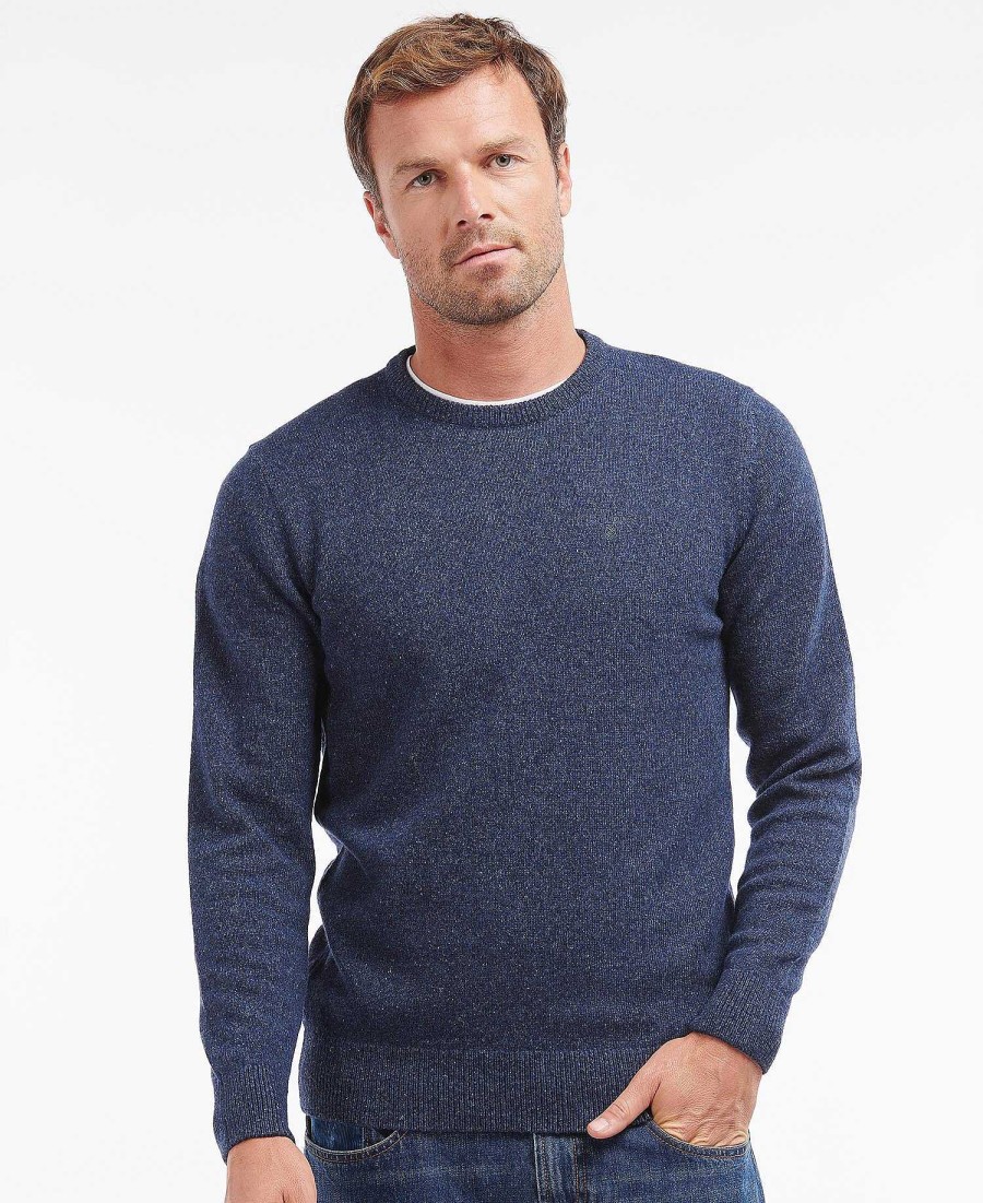 Men Barbour Jumpers | Essential Tisbury Crew-Neck Sweatshirt