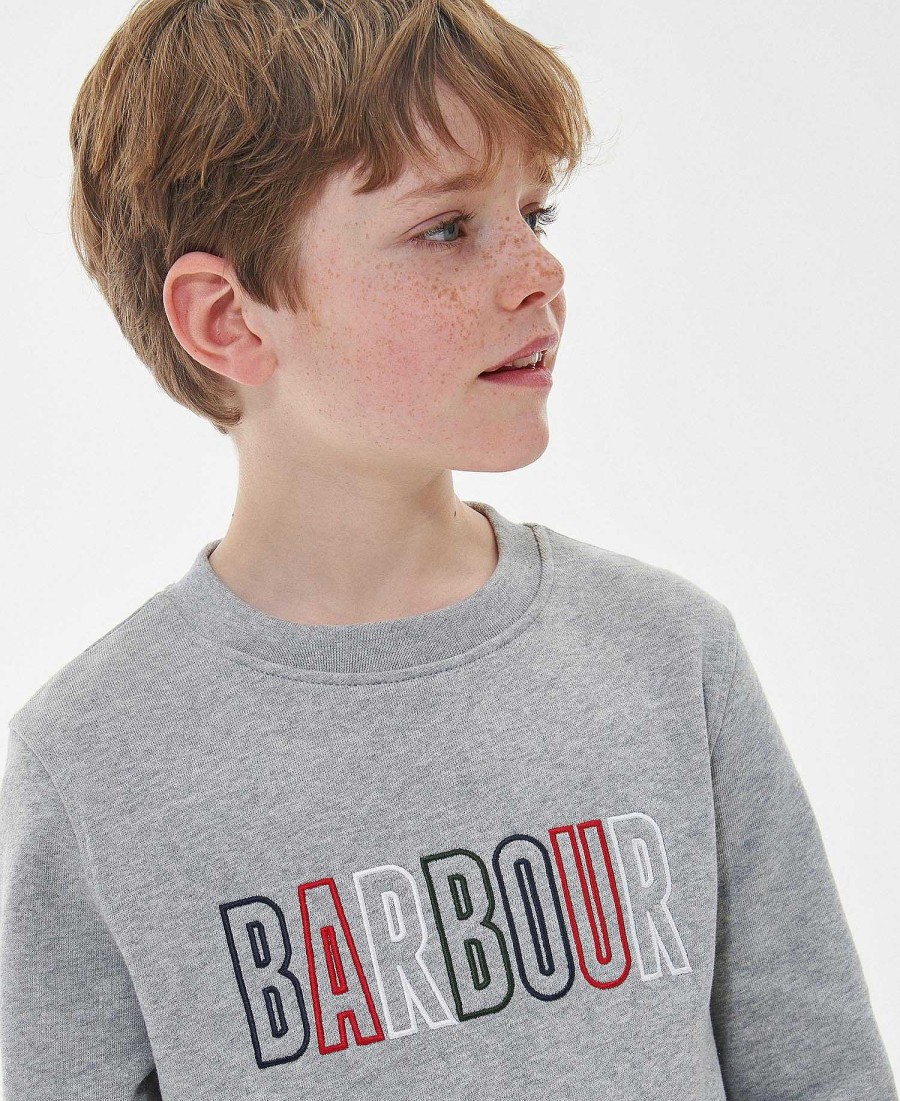 Kids Barbour Clothing | Boys' Aiden Crew Neck Jumper