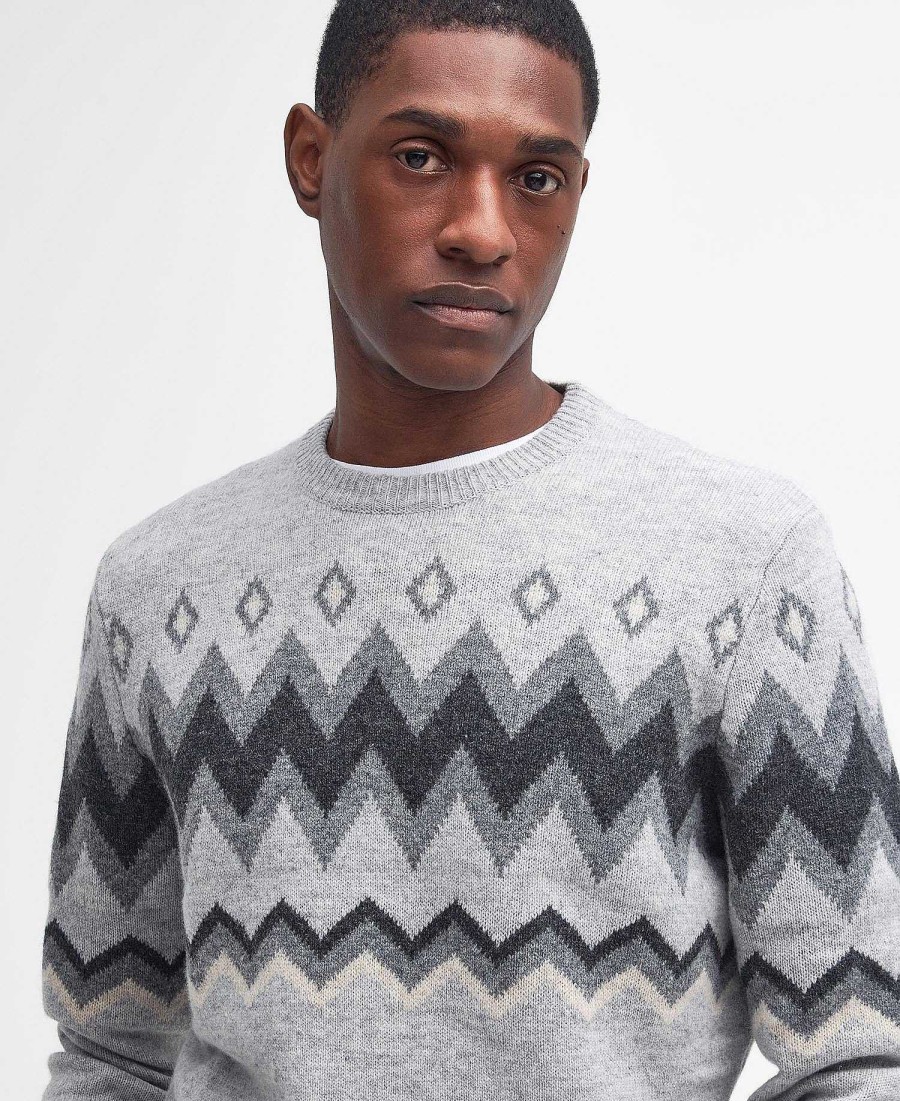 Men Barbour Jumpers | Regis Fairisle Sweatshirt