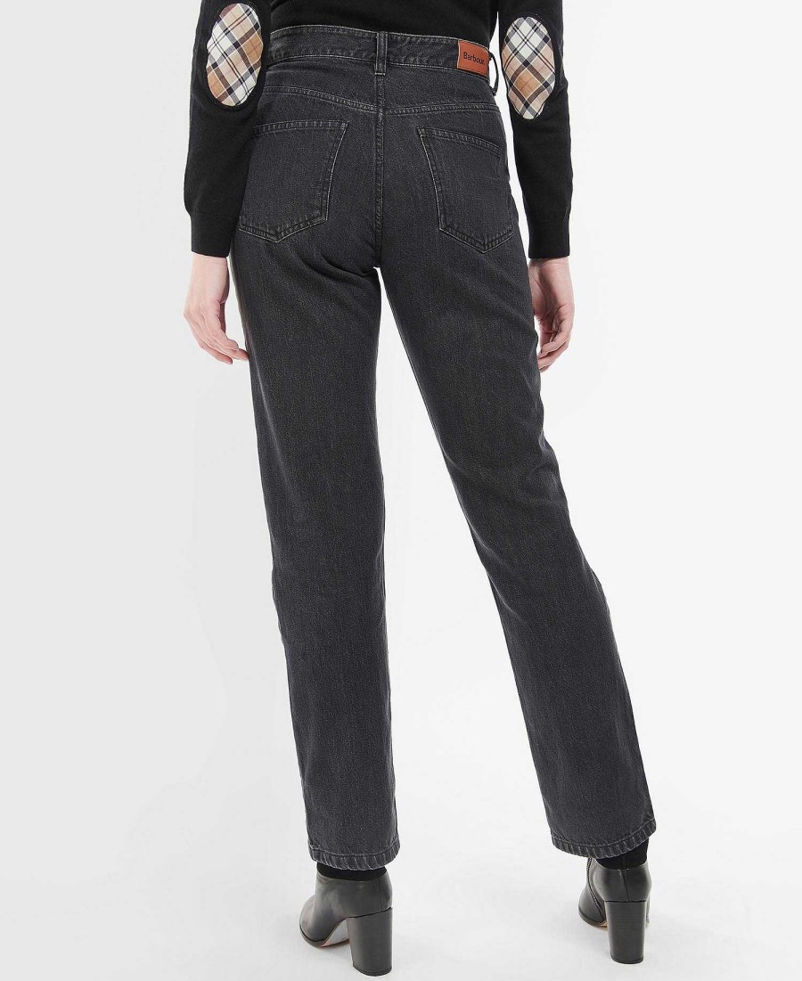 Women Barbour | Burne Mid-Rise Straight Jeans