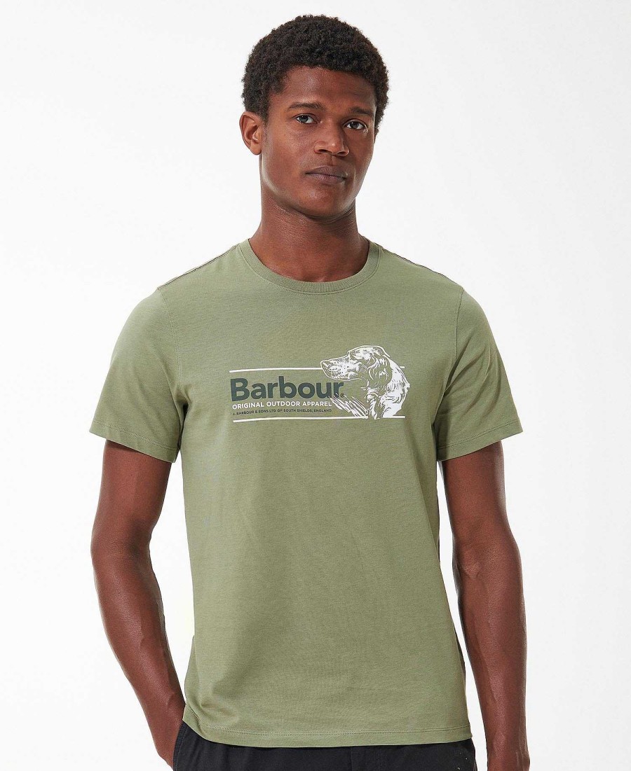 Men Barbour T-Shirts | Cartmel Graphic T-Shirt