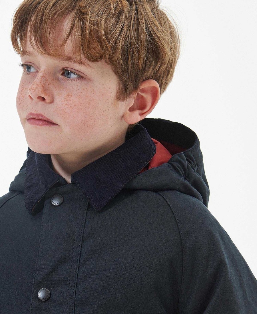 Kids Barbour Jackets | Boys' Winter Bedale Wax Jacket