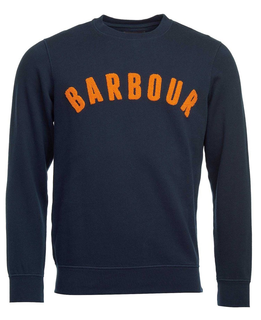 Men Barbour Hoodies & Sweatshirts | Prep Logo Crew