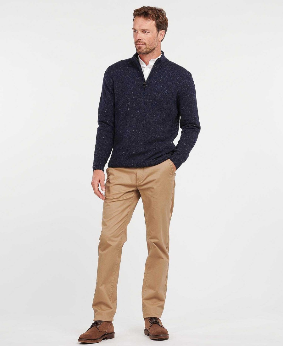 Men Barbour Jumpers | Essential Tisbury Half Zip Sweatshirt