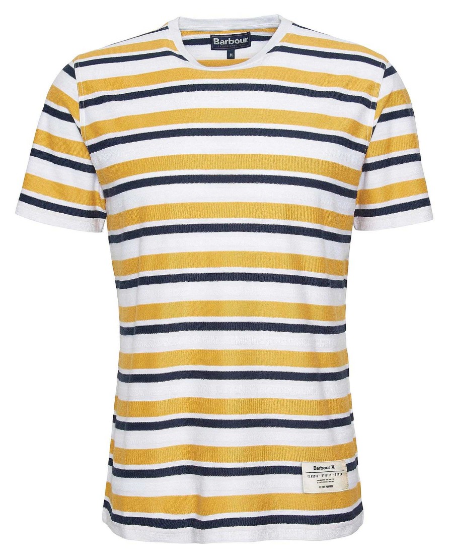 Men Barbour T-Shirts | Whitwell Striped T-Shirt