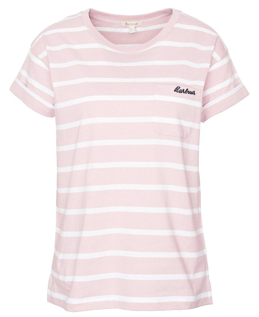 Women Barbour T-Shirts | Otterburn Stripe T-Shirt