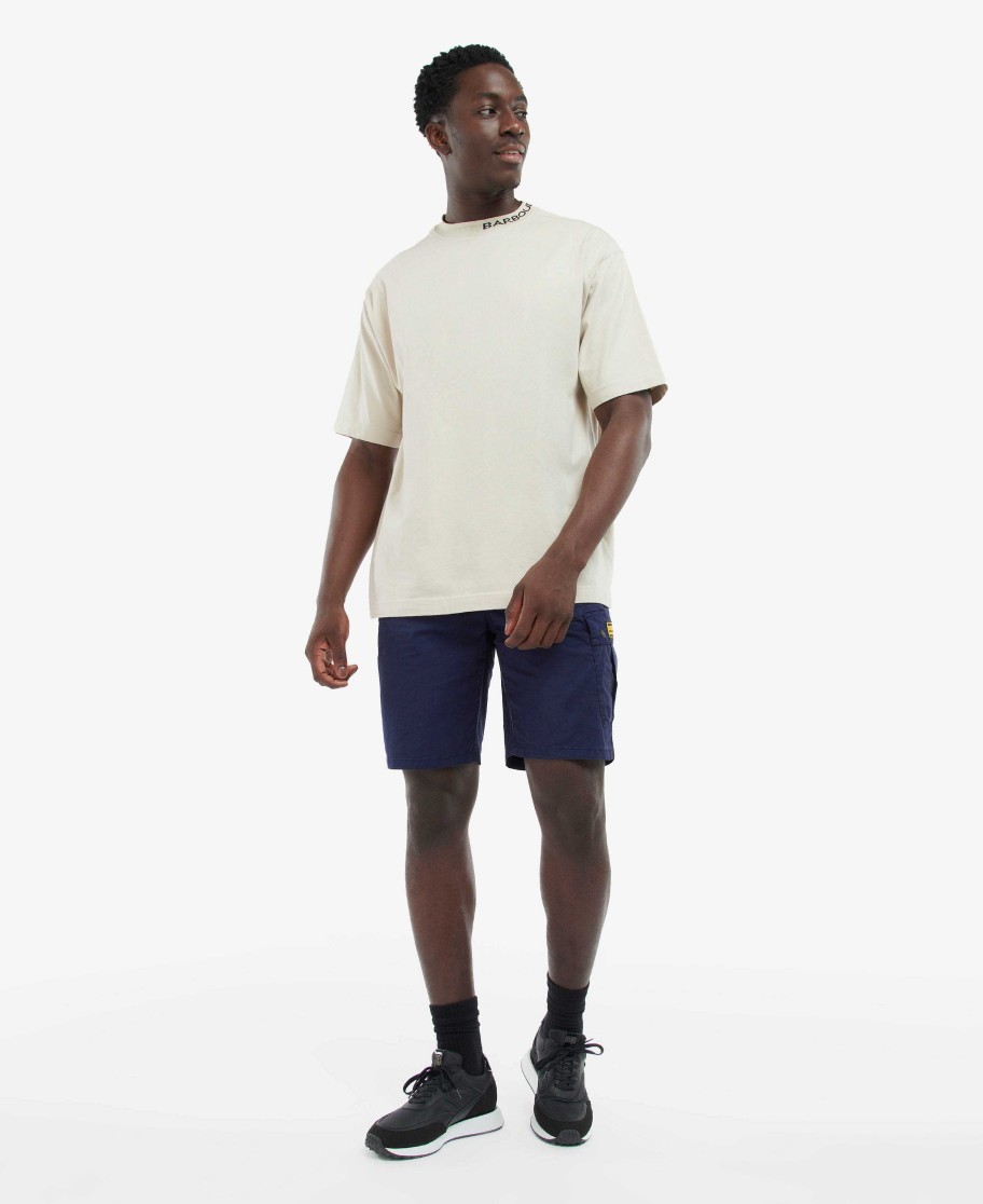 Men Barbour T-Shirts | B.Intl Smith Oversized T-Shirt