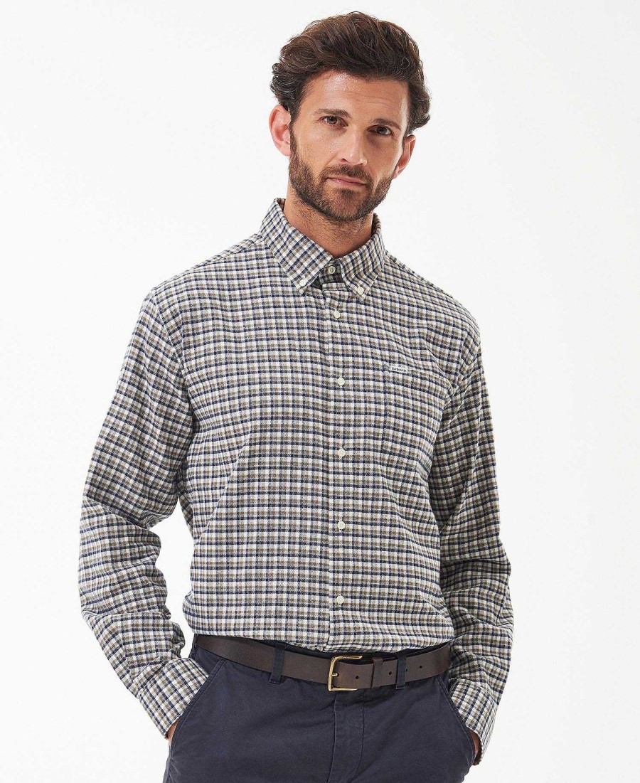 Men Barbour Shirts | Tanlaw Regular Fit Shirt