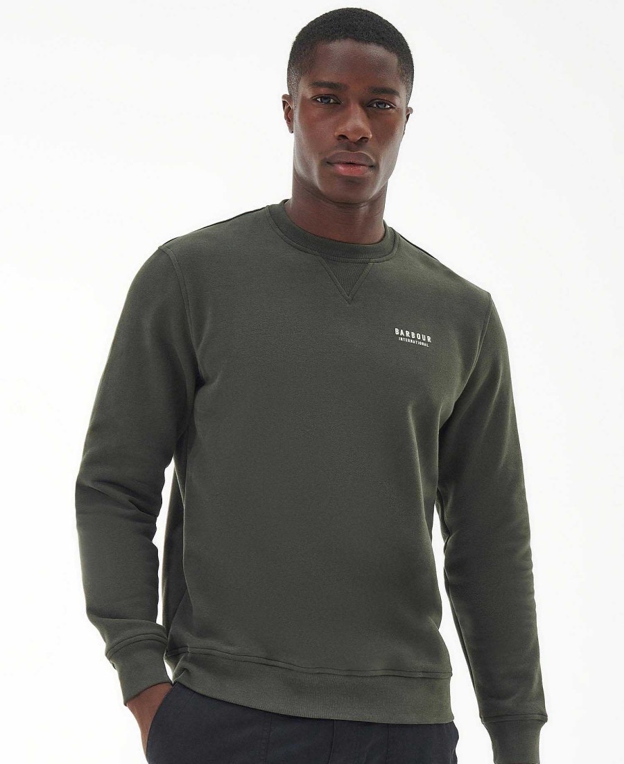 Men Barbour Hoodies & Sweatshirts | Charlton Crew Neck Sweatshirt