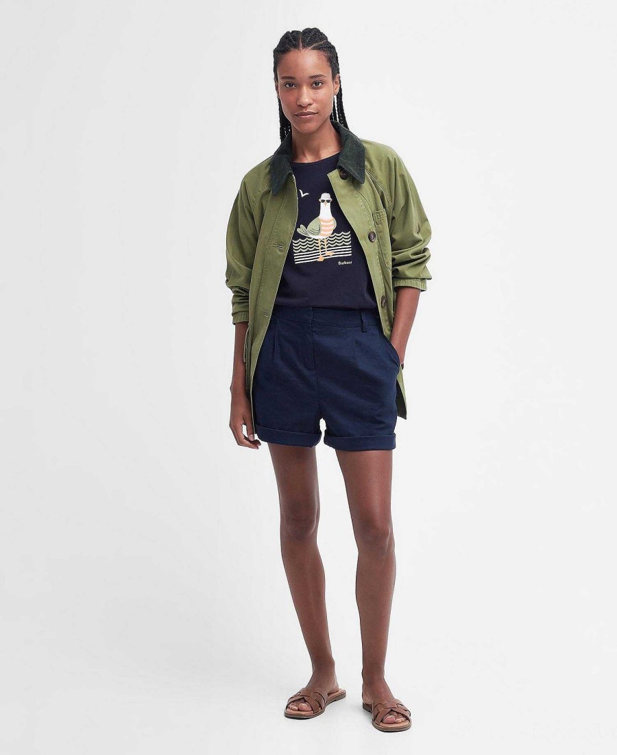 Women Barbour T-Shirts | Merseyside T-Shirt