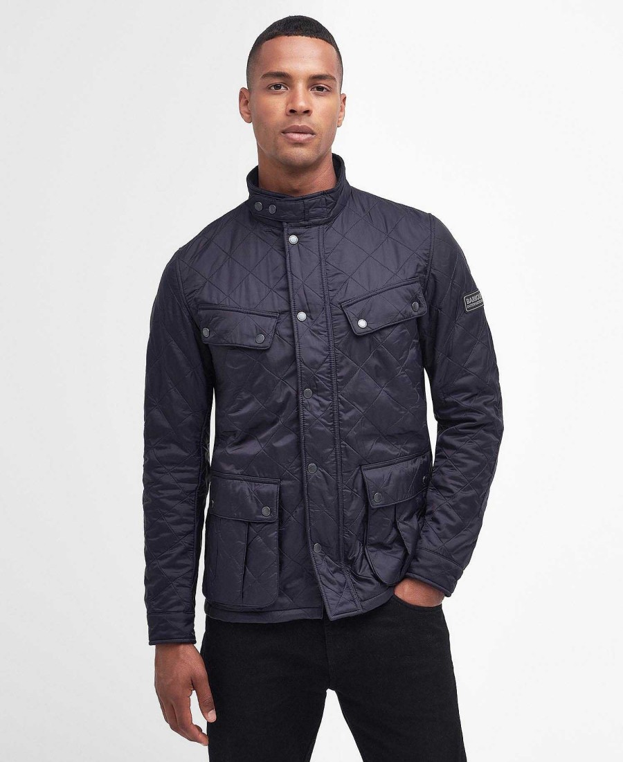 Men Barbour Quilted Jackets | Tourer Ariel Polar Quilted Jacket