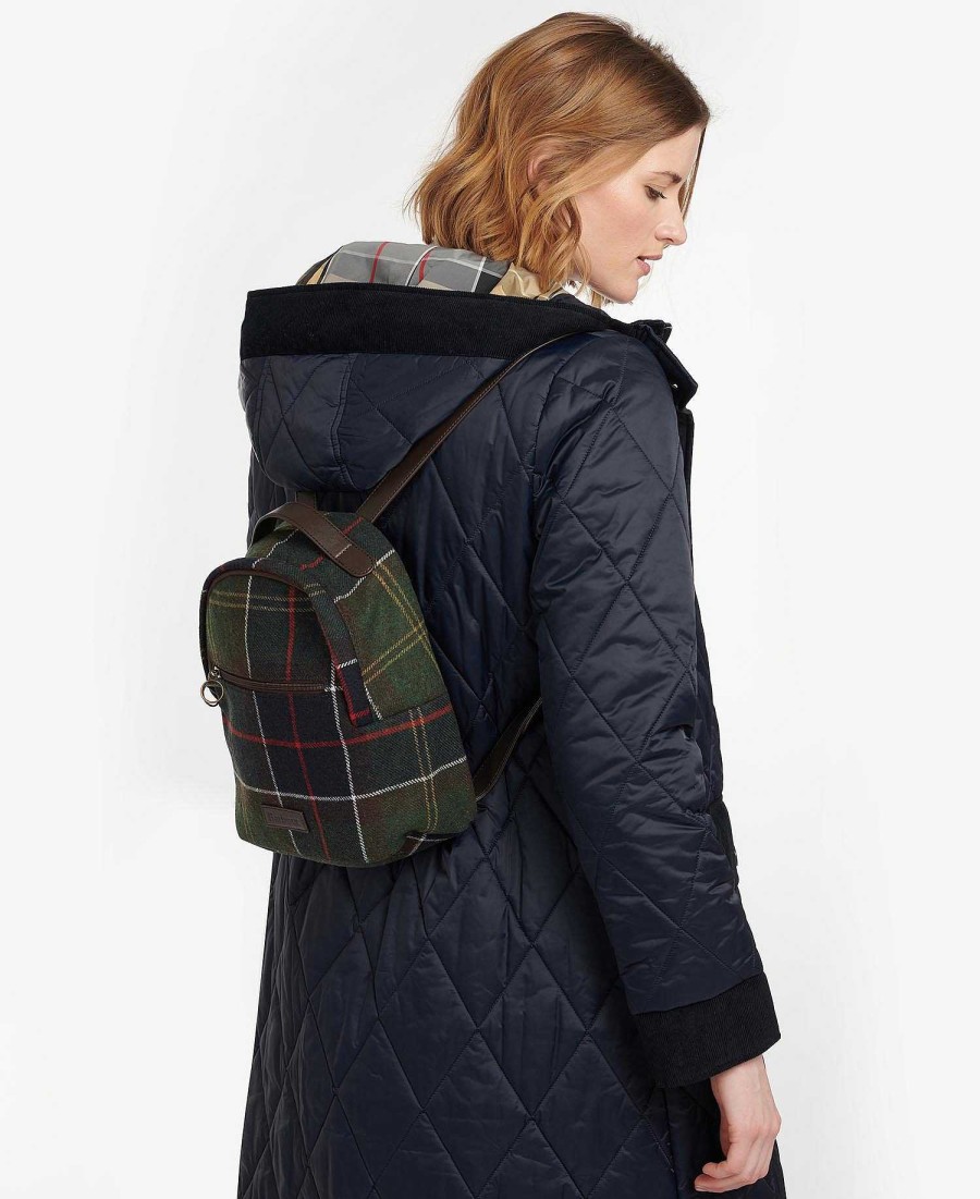 Accessories Barbour Bags & Luggage | Caley Tartan Backpack