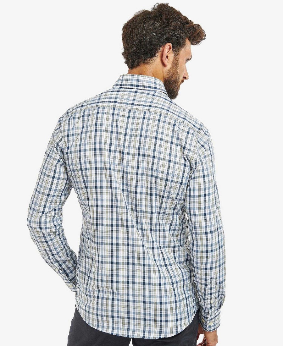 Men Barbour Shirts | Hallhill Checked Tailored Shirt