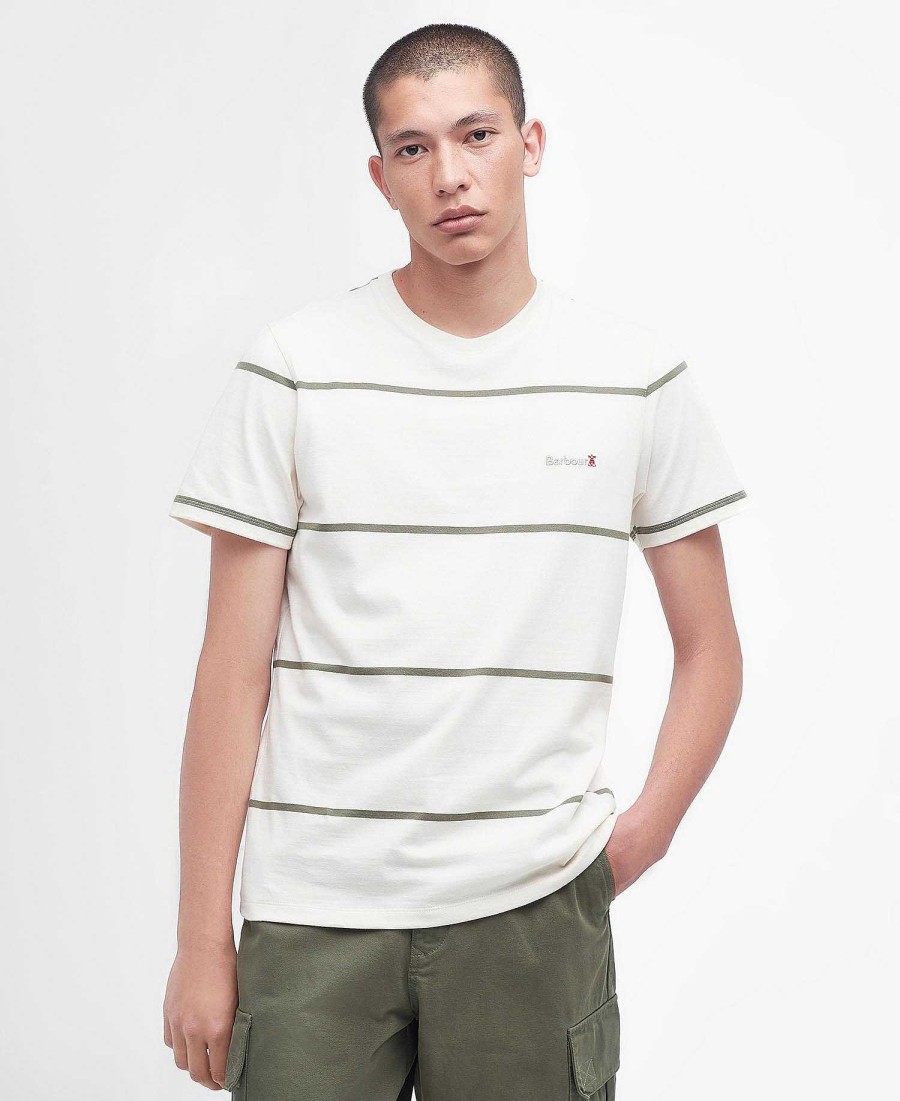 Men Barbour T-Shirts | Dart Striped T-Shirt