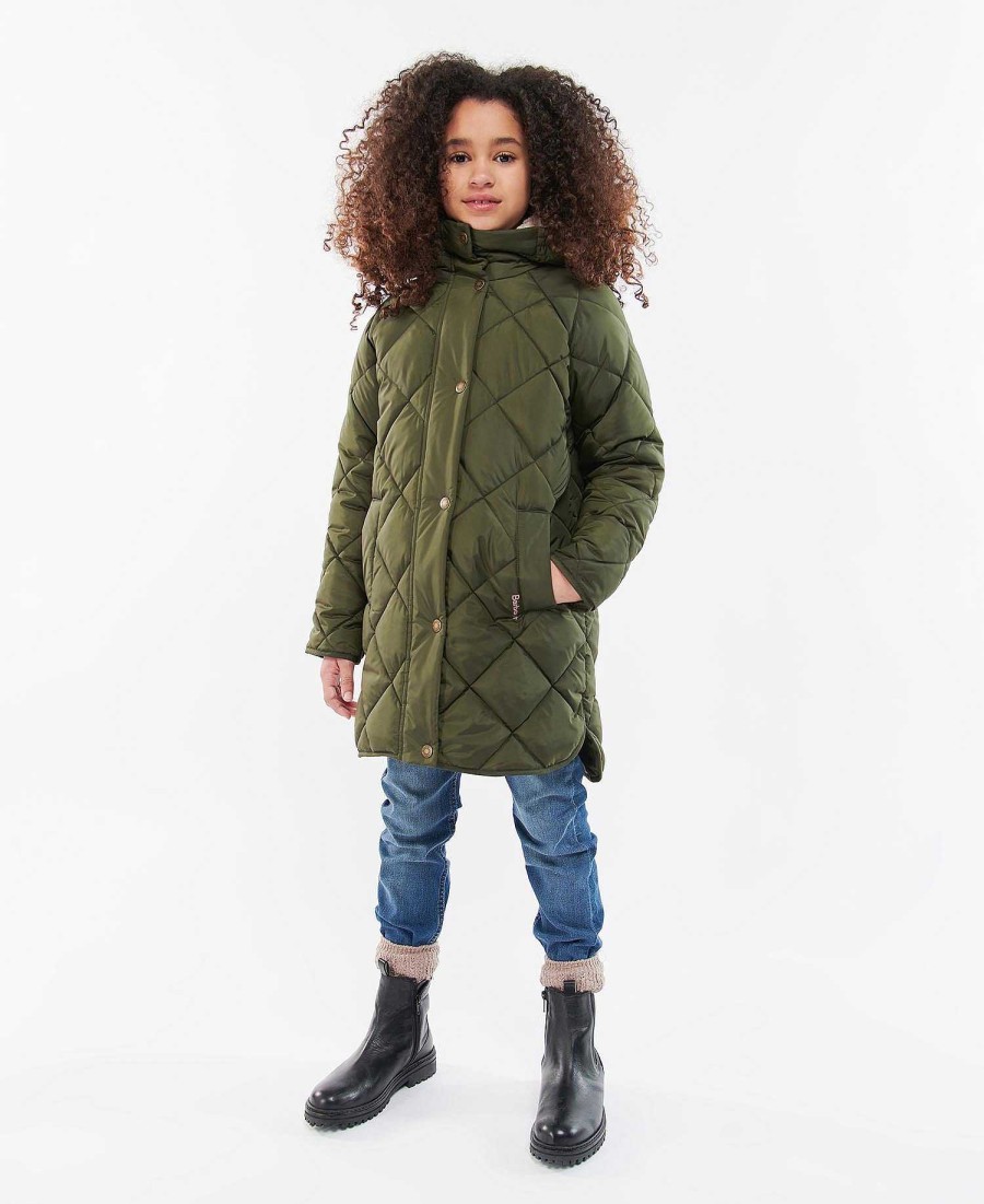 Kids Barbour Jackets | Girls Sandyford Quilted Jacket