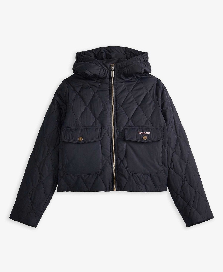 Kids Barbour Quilted Jackets | Girls' Venton Quilted Jacket