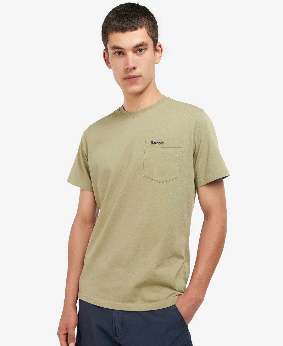 Men Barbour T-Shirts | Langdon Pocket T-Shirt