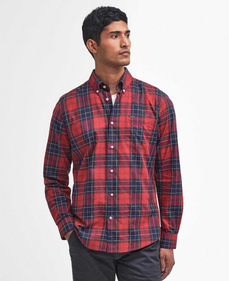 Men Barbour Shirts | Wetheram Tailored Fit Shirt