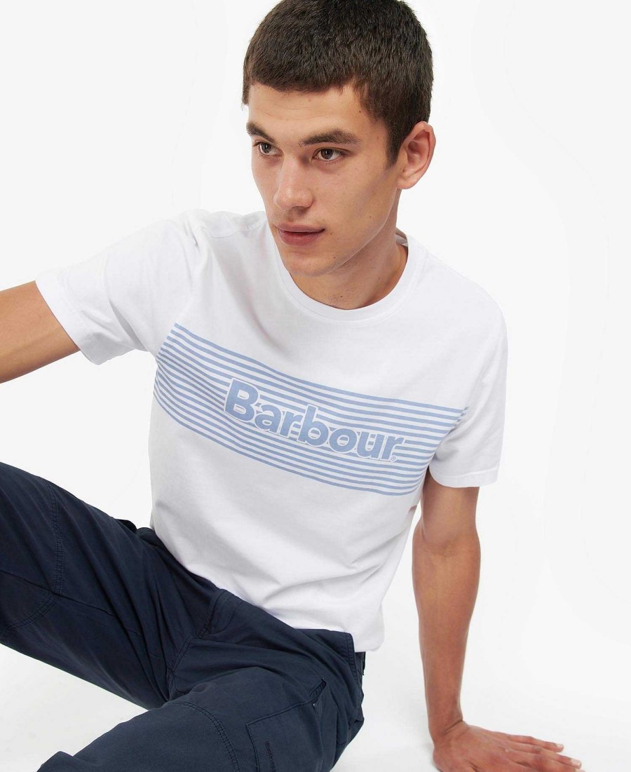 Men Barbour T-Shirts | Coundon Graphic T-Shirt