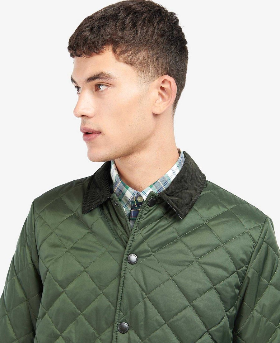 Men Barbour Quilted Jackets | Crested Herron Quilted Jacket