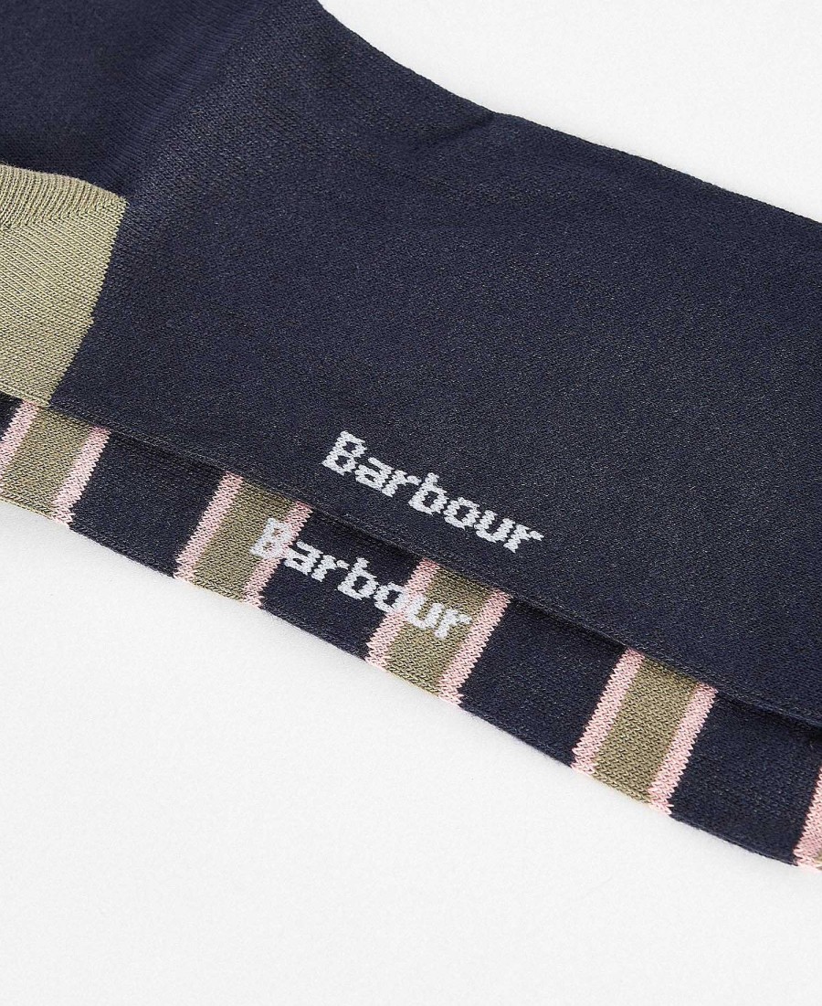 Accessories Barbour Socks | Colour-Block Socks Gift Set