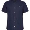 Men Barbour Shirts | Oxford Short Sleeve Tailored Shirt