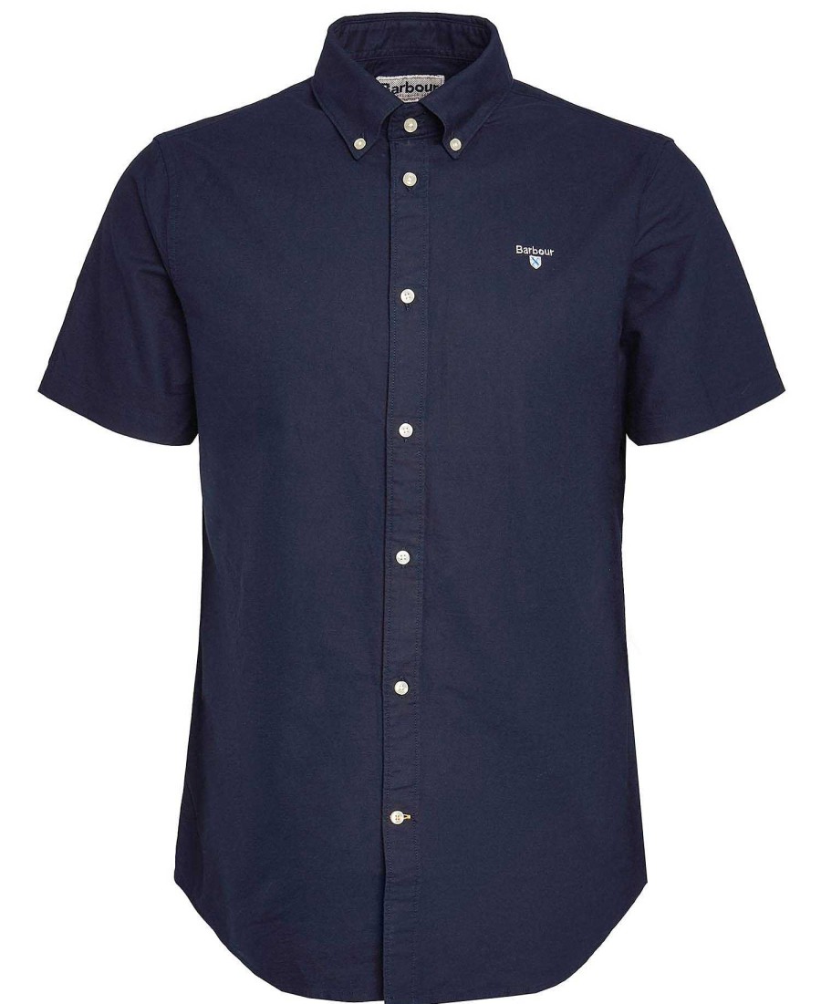 Men Barbour Shirts | Oxford Short Sleeve Tailored Shirt