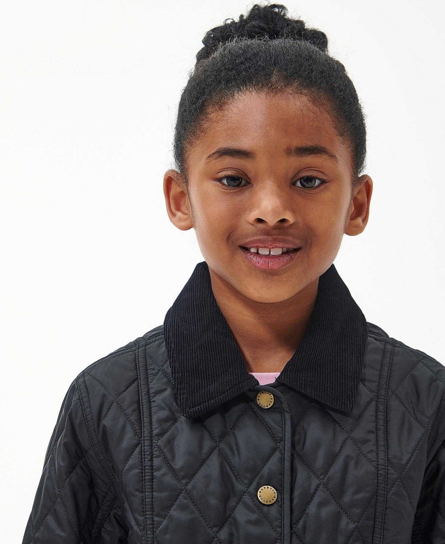 Kids Barbour Jackets | Girls Summer Liddesdale Quilted Jacket