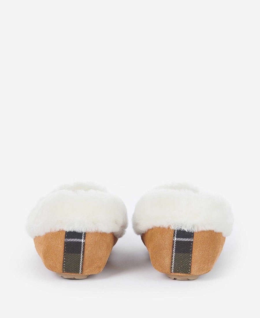 Women Barbour Slippers | Maggie Moccasin Slippers