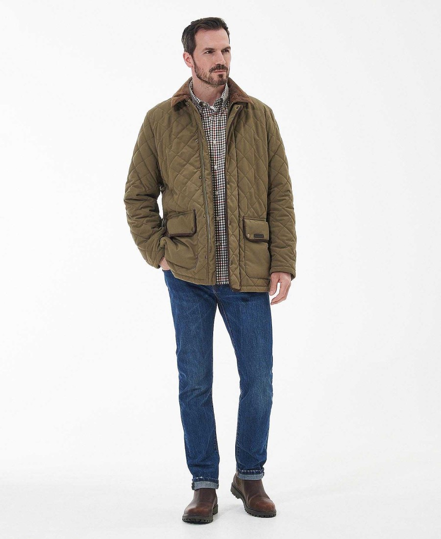 Men Barbour Quilted Jackets | Burton Quilted Jacket