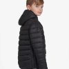 Kids Barbour Quilted Jackets | Boys Ouston Hooded Quilted Jacket