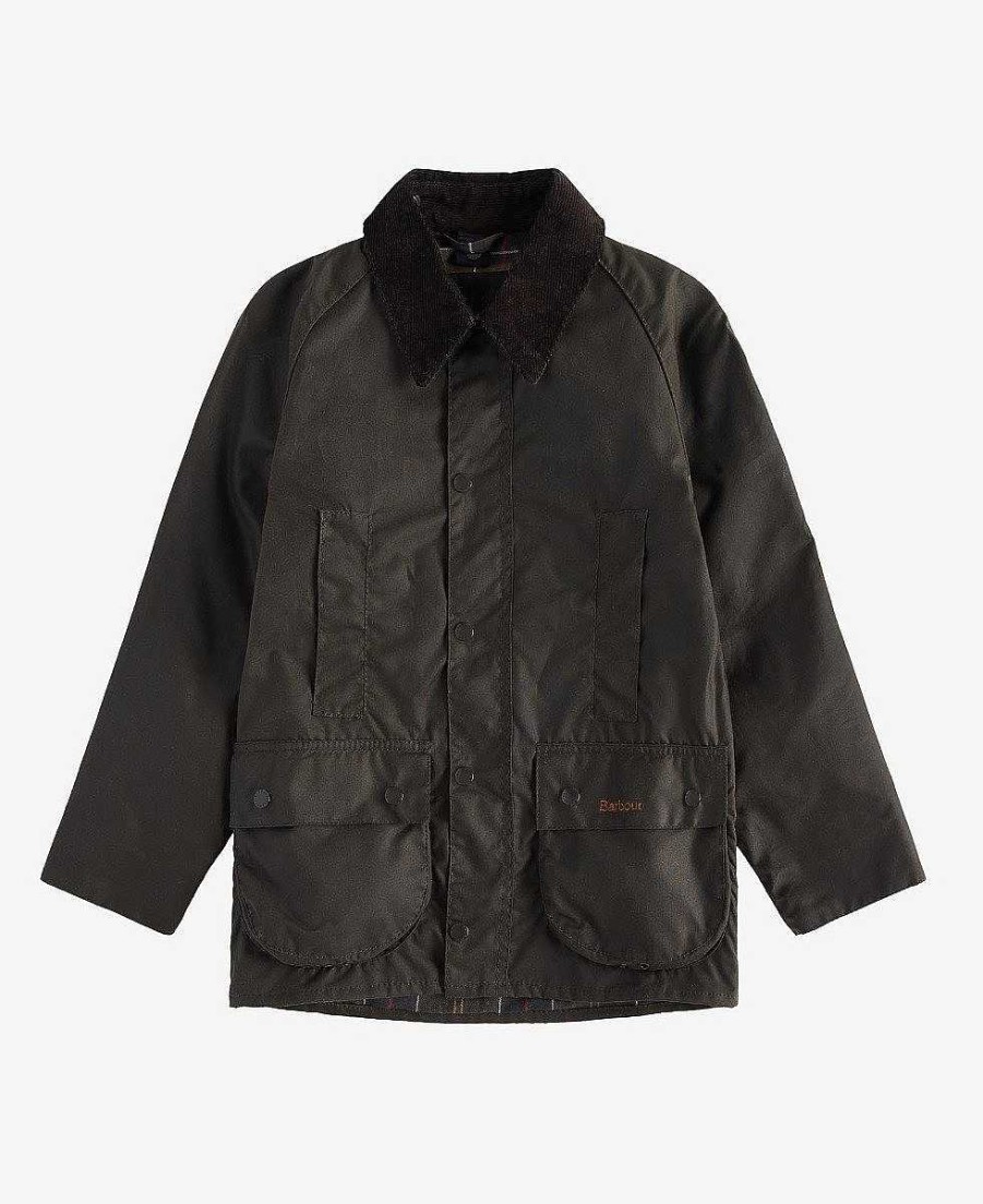 Kids Barbour Waxed Jackets | Boys' Beaufort Waxed Jacket